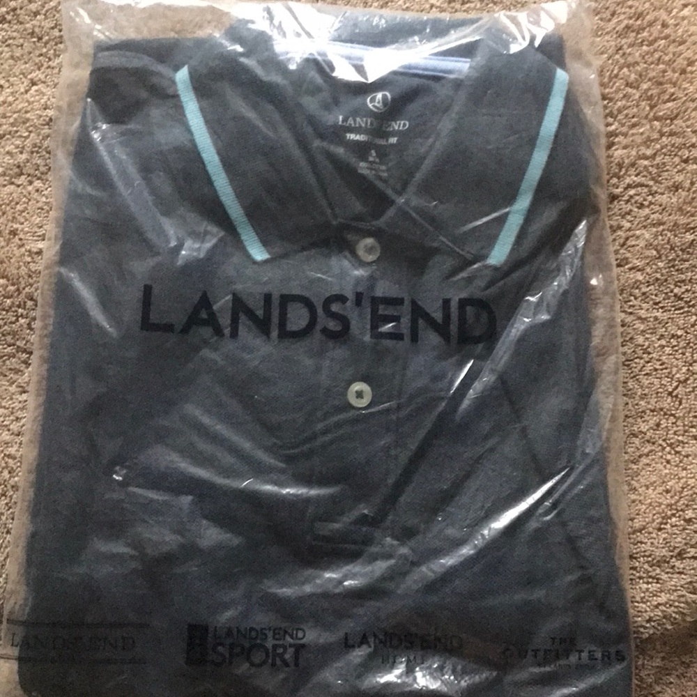 New Lands End Men’s SS Polo